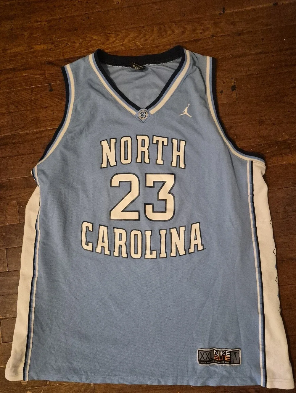 Jordan North Carolina Tarheels Michael Jordan Mens Sz 2XL Light Blue Jersey